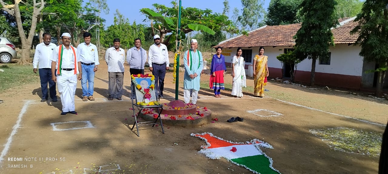 Teachers and community members at a school event